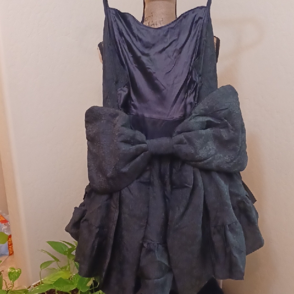 DOLLSKILL WIDOW 1X MAGIC MOMENT MINI DRESS"BOW ON BACK"REMOVABLE